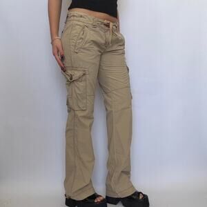 Polo Jeans Co. Ralph Lauren Tan Cargo Pants